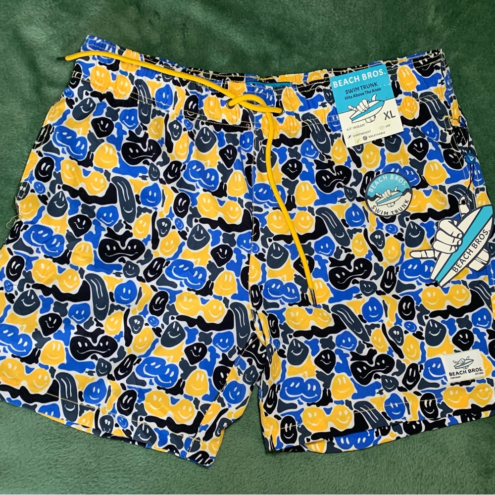 Beach Bros Swim Trunks, Size: XL (4086)
